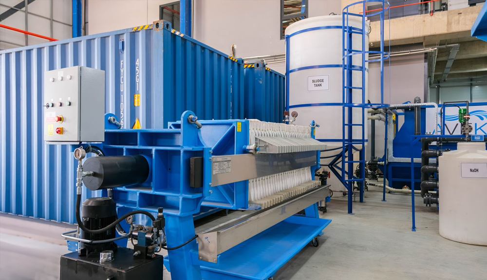 Waste Sludge Processing and Filter Press